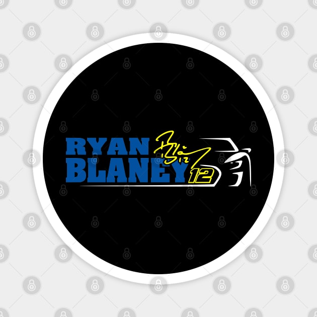 #12 Blaney Signature Car Magnet by Lifeline/BoneheadZ Apparel